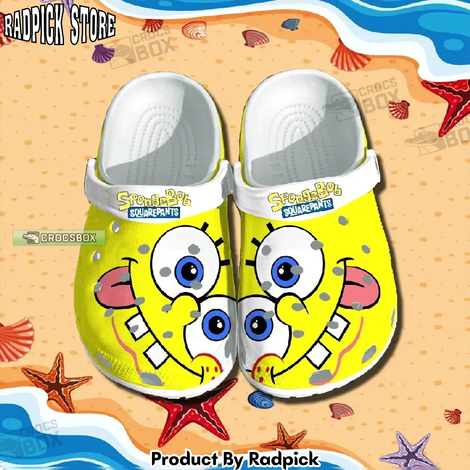 Radpick spongebob squarepants crocss for kids and adults rp6521321